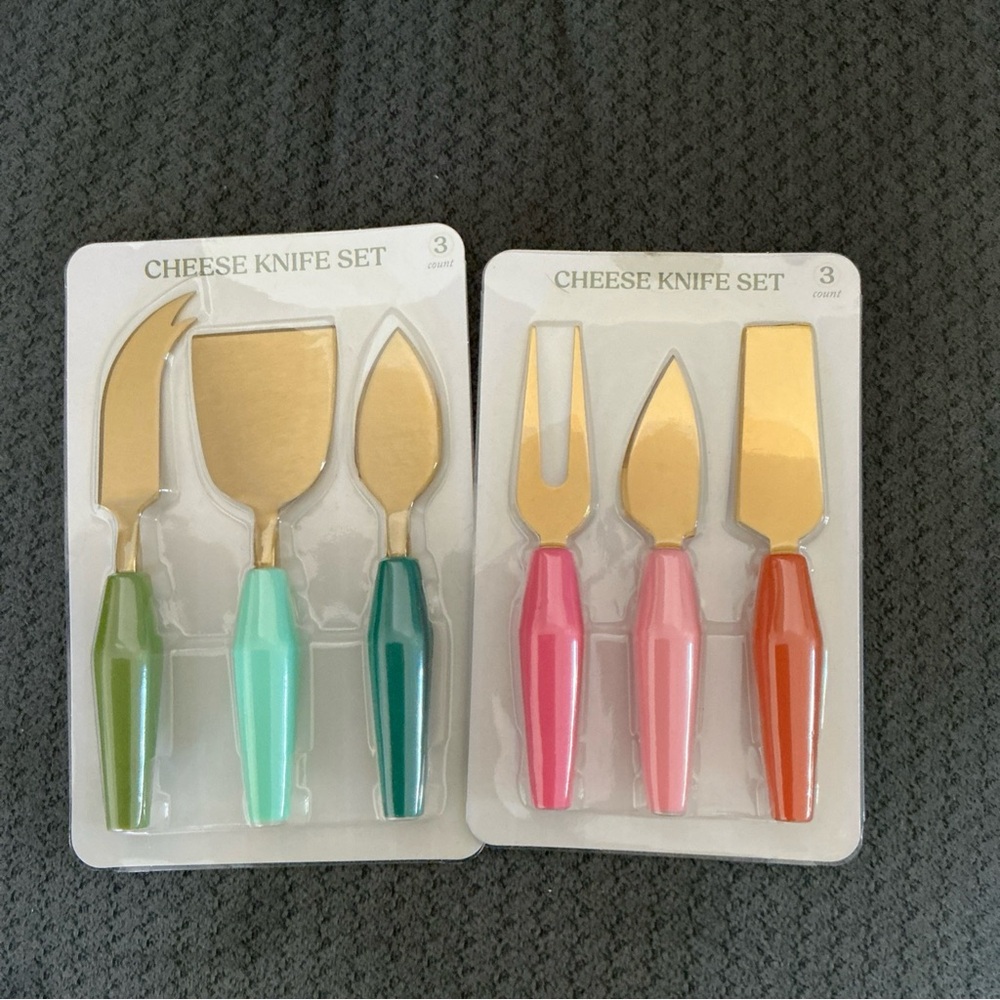 Pastel Colors Cheese Knife Set